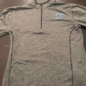 Miami Marlins Men’s Medium Quarterzip